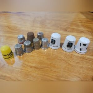 S O LDAssorted Thimble Collection Sewing Crafts